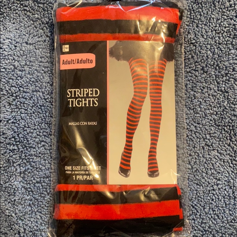 Fun striped tights